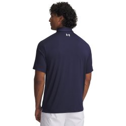 Under Armour Playoff 3.0 Stripe Herre polo - Navy/Hvid