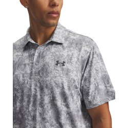 Under Armour Playoff 3.0 Printed Polo - Gr�/Hvid