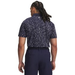 Under Armour ArmourDry Printed Polo - Navy/Hvid