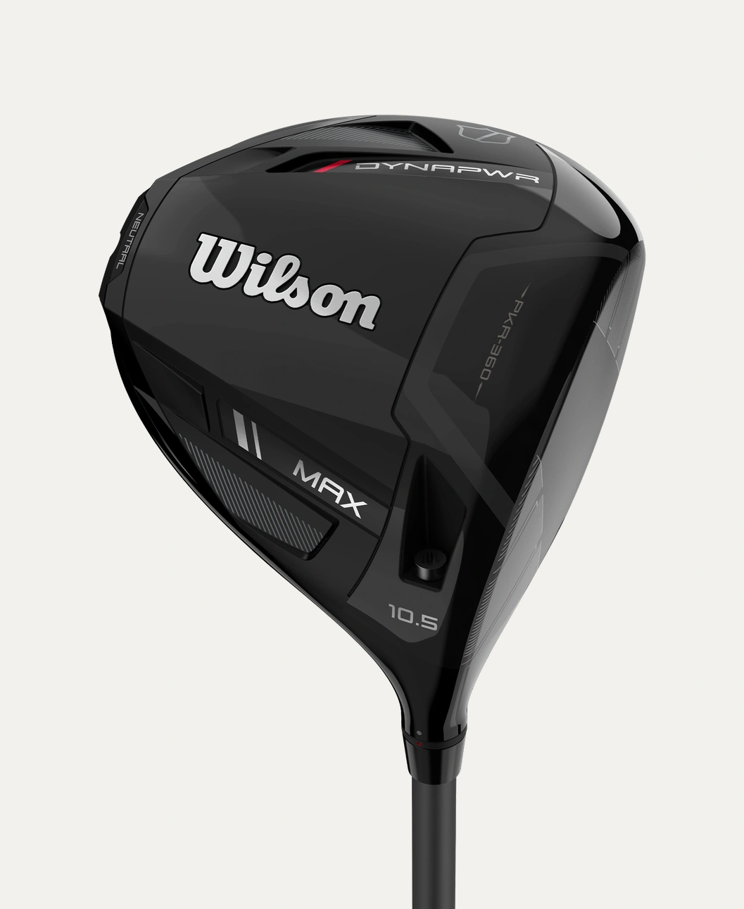 Wilson Dynapwr Max Driver - Herre 10,5 Regular Højre UST LIN-Q M40X RED, 5F3