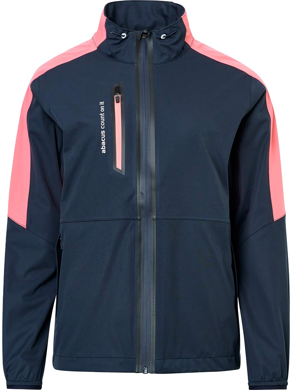 Abacus Bounce Dame Regnjakke - Navy/Rosa* S Navy