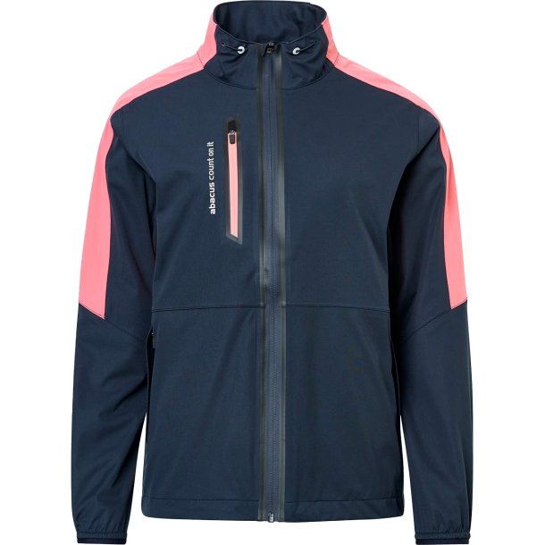 Abacus Bounce Dame Regnjakke - Navy/Rosa