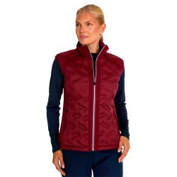 Abacus Portrush Hybrid Damevest - Bordeaux