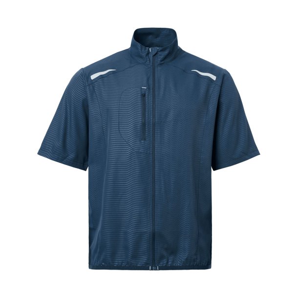 Abacus Lanark Kortrmet Windbreaker Herrer - Navy