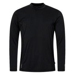 Abacus Aloha UV Herre Turtleneck Baselayer - Sort