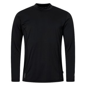 Abacus Aloha UV Herre Turtleneck Baselayer - Sort