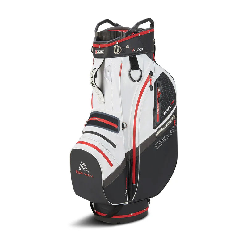 Big Max Dri Lite V-4 Organizer Vognbag - Sort/Hvid/Rød