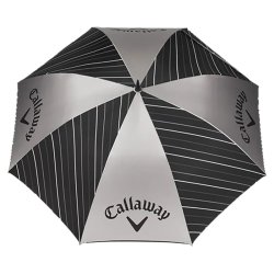 Callaway UV 64" Golfparaply - Sort/Slv/Hvid