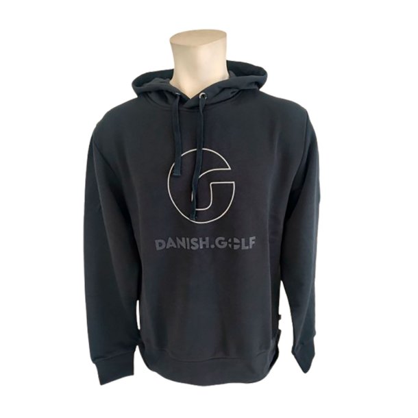 Danish Golf Hoodie - Navy/Lysegrt logo