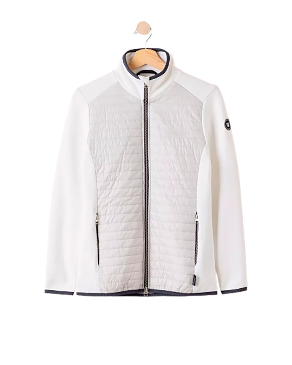 Holebrook Mimmi Windbreaker Strikjakke - Hvid/Lysegrå* XL Hvid