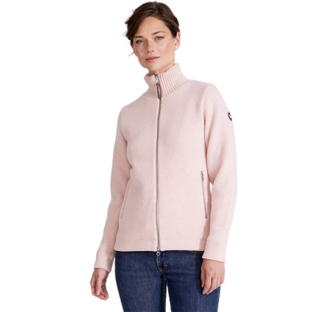 Holebrook Claire Fullzip Strikjakke - Rosa*