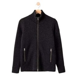 Holebrook Claire Fullzip Strikjakke - Mrkegr