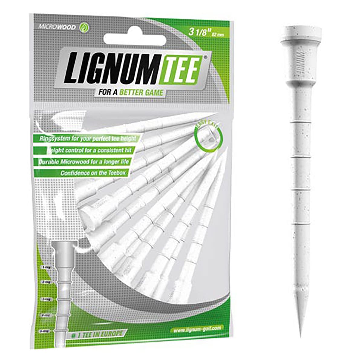 Lignum Tees Grøn - 82 mm