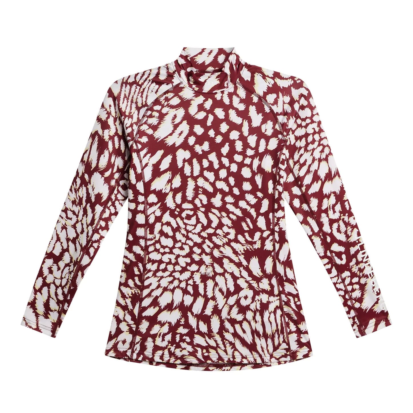 J. Lindeberg Asa Print Soft Compression Top* S Bordeaux