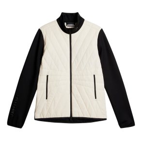 J. Lindeberg Holma Quilt Hybrid Damejakke - Hvid/Sort*