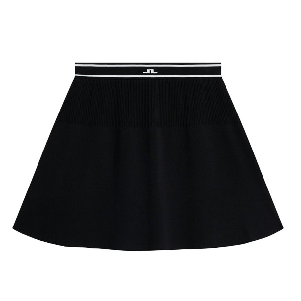 J. Lindeberg Emma Strikket Skirt 43 cm - Sort