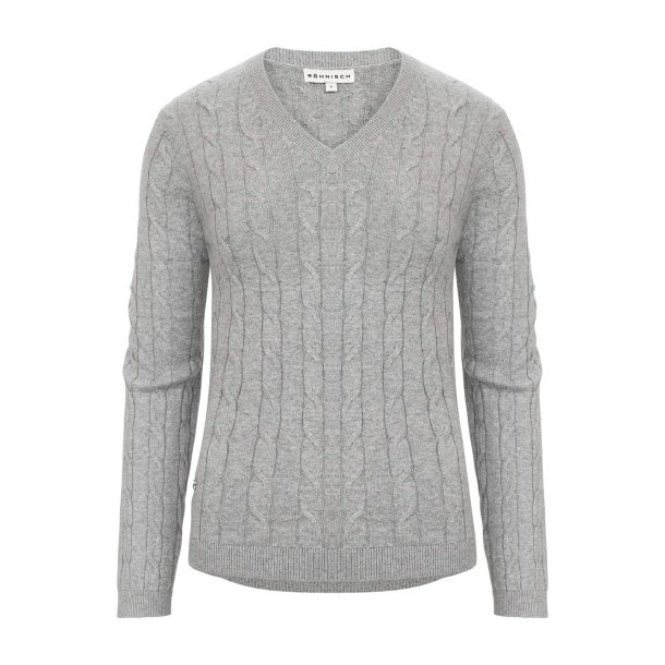 Rhnisch Strikket Sweater - Grmeleret