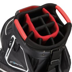TaylorMade Storm-Dry Vognbag - Sort/Rd/Hvid