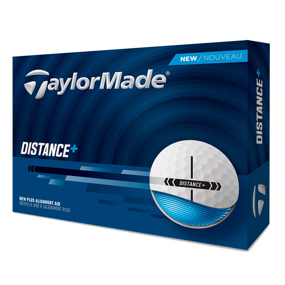 TaylorMade Distance+ Golfbolde - Hvid*