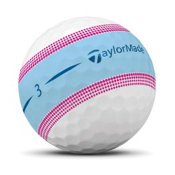 Taylormade Tour Response Stripe Golfbolde lysebl stribe