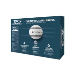 TaylorMade TP5 Stripe Golfbolde - Hvid*
