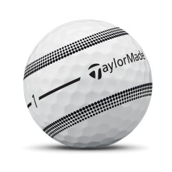 TaylorMade TP5 Stripe Golfbolde - Hvid*