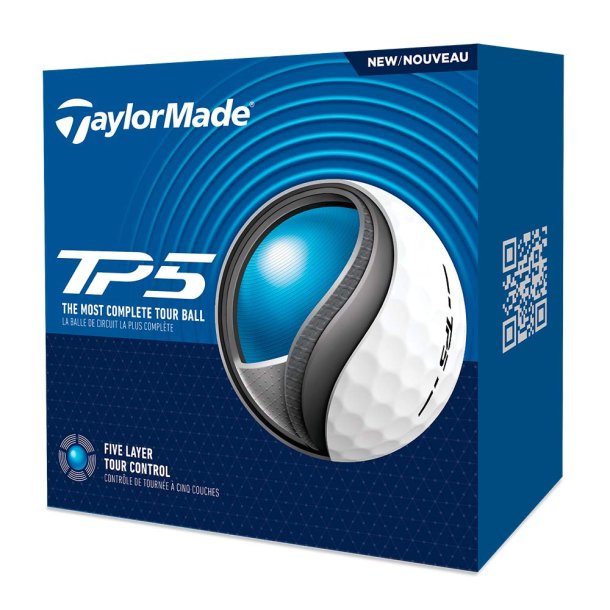 TaylorMade TP5 Golfbolde - Hvid*