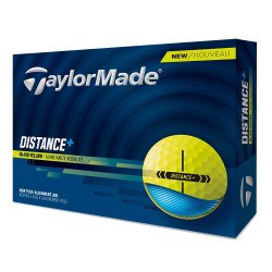 TaylorMade Distance+ Golfbolde - Gul