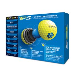 Taylormade TP5 Golfbolde - Gul