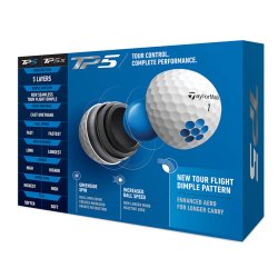 Taylormade TP5 Golfbolde Hvide