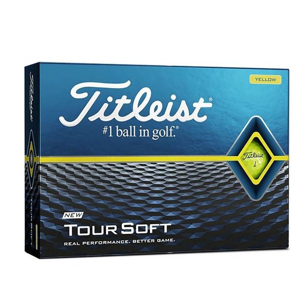 Titleist Tour Soft Golfbolde - Gul