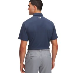 Under Armour Tee To Green Pique Herrepolo - Mrkegr