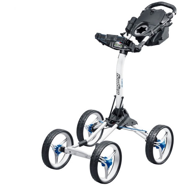 BagBoy Quad XL Golfvogn - Hvid/Bl