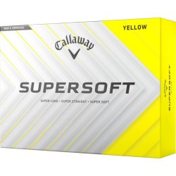 Callaway Supersoft Golfbolde - Gul