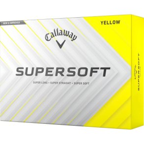 Callaway Supersoft Golfbolde - Gul
