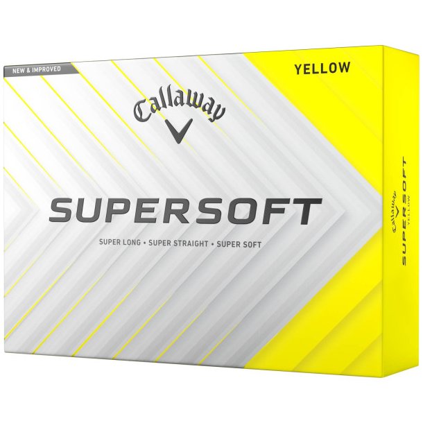Callaway Supersoft Golfbolde - Gul