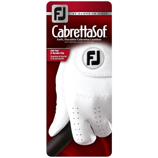 Footjoy FJ CabrettaSof Golfhandske Skind - Hvid