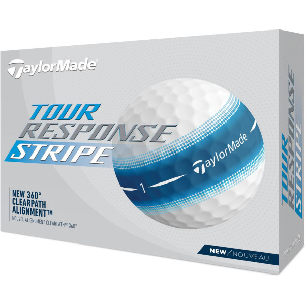 Taylormade Tour Response Stripe Golfbolde Blå*